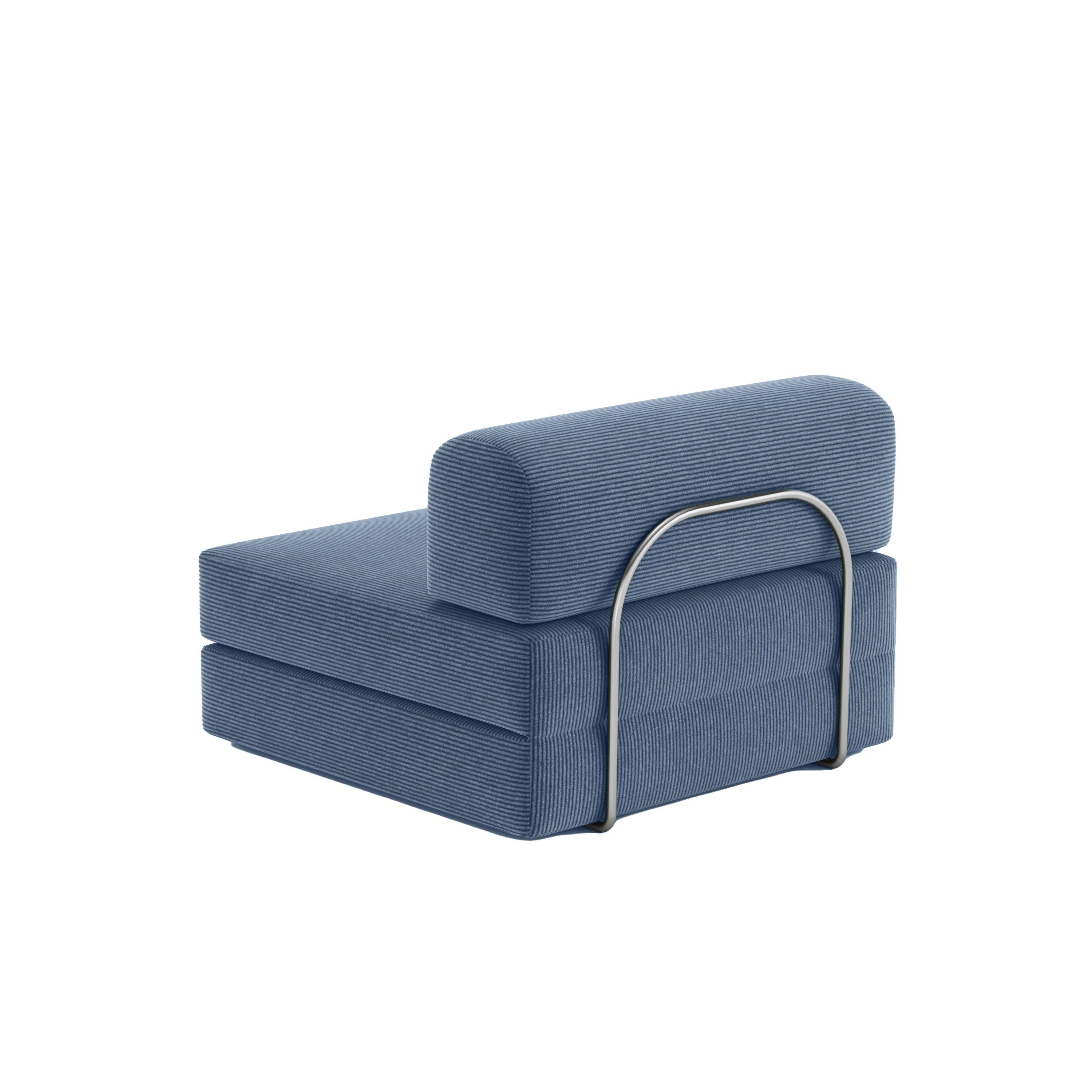 Nova Modular Single Seat-Aegean Blue - PortaSofa